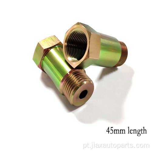 Conector de extensão do sensor de oxigênio amarelo de 45 mm M18 * 1.5